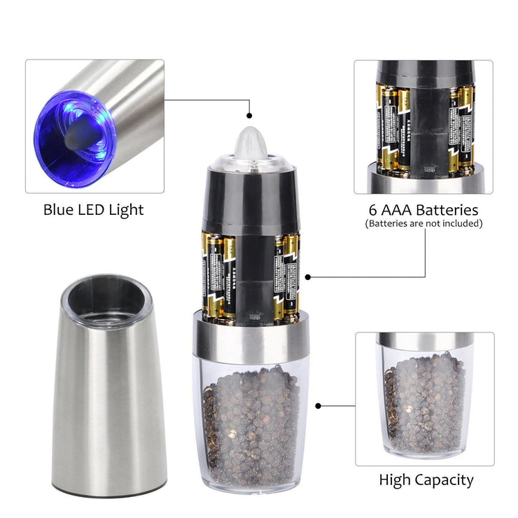 Electric Automatic Mill Spice Salt and Pepper Grinder